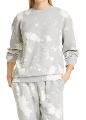 FRAME Easy Cotton Shirttail Sweatshirt in Gris Heather Multi at Nordstrom