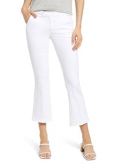 FRAME Le Serge Crop Flare Jeans in Blanc at Nordstrom