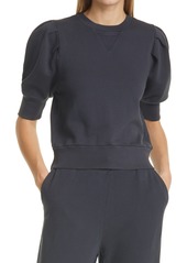 Women's Frame Pleated Sleeve Sweatshirt