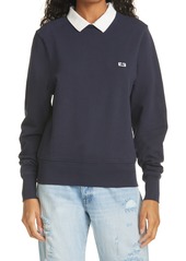 Women's Frame Polo Collar Sweatshirt