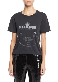 FRAME Worn Out Crewneck Graphic Tee