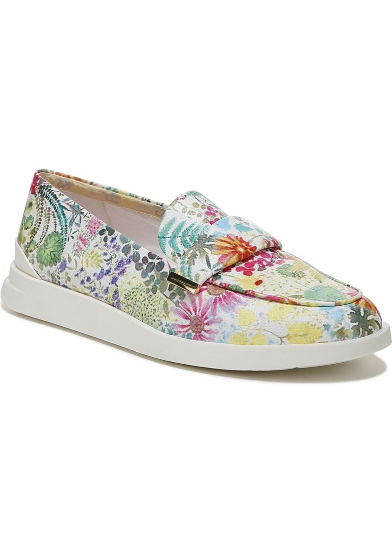 Franco Sarto Calinda Womens Faux Leather Floral Print Loafers