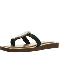 Franco Sarto Capri Womens Leather Embellished Thong Sandals