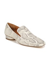 SARTO by Franco Sarto Faith Square Toe Loafer in Snake Print Leather at Nordstrom