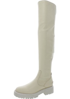 Franco Sarto Fera Womens Faux Leather Tall Over-The-Knee Boots