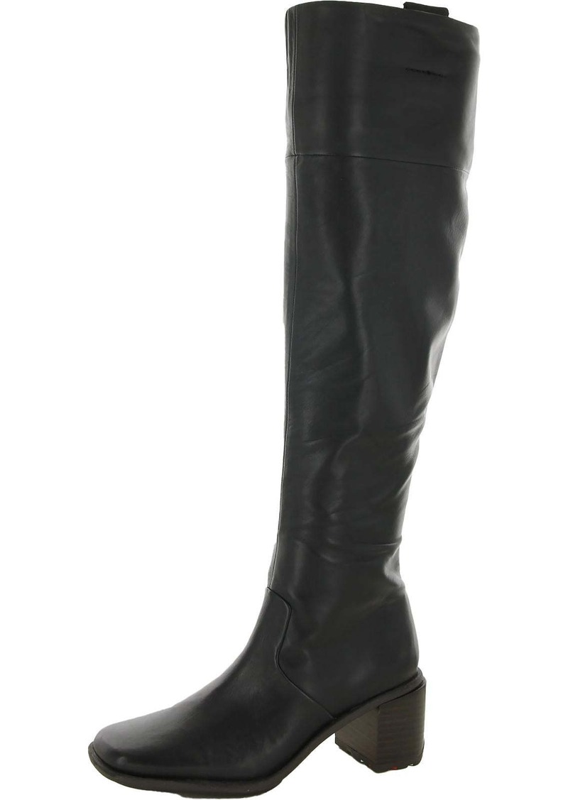 Franco Sarto Forla Womens Leather Square Toe Over-The-Knee Boots