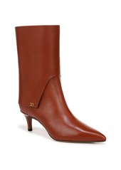 Franco Sarto Alberta Mid Shaft Boots - Acorn Brown Leather
