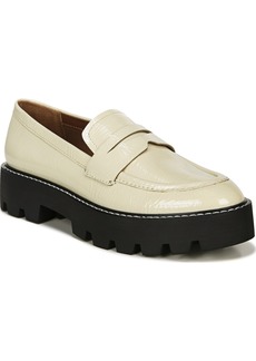 Franco Sarto Balin Lug Sole Loafers - Putty Faux Patent