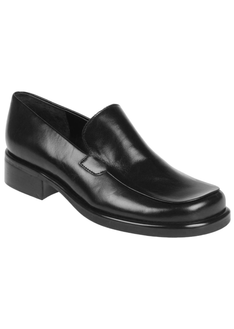 Franco Sarto Women's Bocca Slip-on Loafers - Black Leather