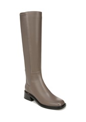 Franco Sarto Women's Giselle Square Toe Knee High Boots - Castagno Brown Leather
