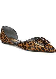 Franco Sarto Hadley Pointed Toe Dress Flats - Leopard Print Hair