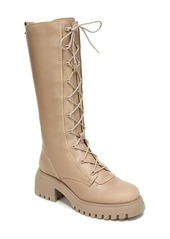 Franco Sarto Jasper Lace Up Boot in Taupe at Nordstrom