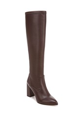 Franco Sarto Katherine Knee High Boots - Silver Faux Leather