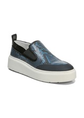 Franco Sarto Lazer Platform Sneaker in Pacific Blue Faux Leather at Nordstrom