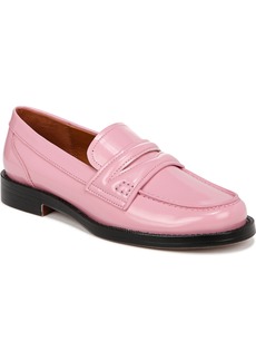 Franco Sarto Women's Lillian Round Toe Loafers - Rouge Pink Faux Leather
