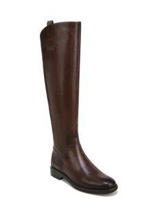 Franco Sarto Meyer Knee High Riding Boots - Dark Brown Leather