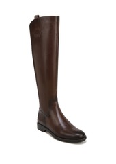 Franco Sarto Meyer Wide Calf Knee High Riding Boots - Black Leather