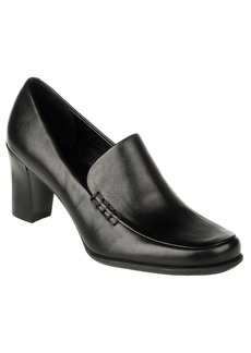 Franco Sarto Women's Nolan Pump Loafers - Black Leather