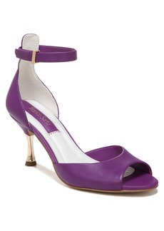 Franco Sarto Rosie Ankle Strap Dress Pumps - Violet Purple Leather