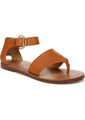 Franco Sarto Women's Ruth Ankle Strap Sandals - Tan Faux Leather