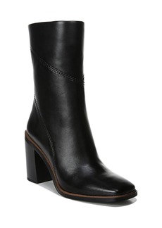 Franco Sarto Women's Stevie Mid Shaft Boots - Black Leather