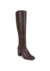Franco Sarto Tribute Knee High Boots - Cordovan Brown Faux Leather