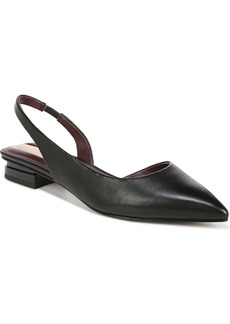 Franco Sarto Women's Tyra Pointed Toe Slingbacks - Black Leather