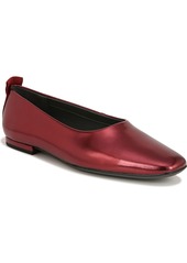 Franco Sarto Women's Vana Ballet Flats - Metallic Red Faux Leather