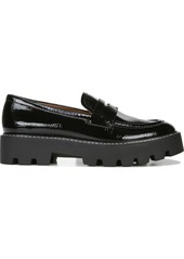 Franco Sarto Women's Balin Lug Sole Loafers - Black Faux Patent