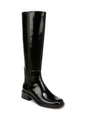 Franco Sarto Women's Giselle Square Toe Knee High Boots - Castagno Brown Leather