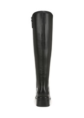 Franco Sarto Women's Giselle Wide Calf Square Toe Knee High Boots - Castagno Brown Leather