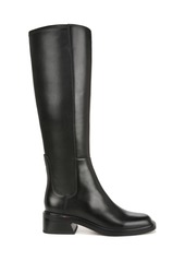 Franco Sarto Women's Giselle Wide Calf Square Toe Knee High Boots - Castagno Brown Leather