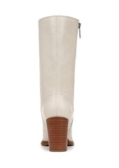 Franco Sarto Women's Jaxon Pointed Toe Western Boots - Chalk White Leather