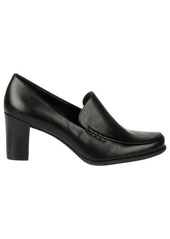 Franco Sarto Women's Nolan Pump Loafers - Black Leather