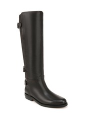 Franco Sarto Women's Padova Knee High Riding Boots - Espresso Brown Leather