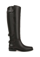 Franco Sarto Women's Padova Knee High Riding Boots - Espresso Brown Leather