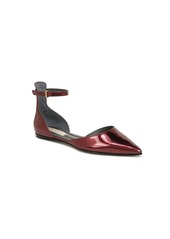 Franco Sarto Womens Racer Flat D'Orsay Pointed Toe Shoe   M