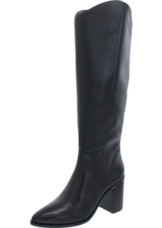 Franco Sarto SARTO Womens Ticada Pointed Toe Knee High Boot Black Smooth Leather  M