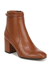 Franco Sarto Women's Tribute Block Heel Dress Booties - Cognac Brown Faux Leather