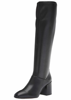 Franco Sarto Womens Tribute Knee High Heeled Boot Black Leather 8.5 W