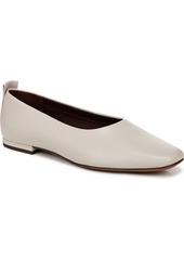 Franco Sarto Women's Vana Snip Toe Ballet Flats - Chalk White Leather