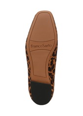 Franco Sarto Women's Vana Snip Toe Ballet Flats - Leopard Print Suede