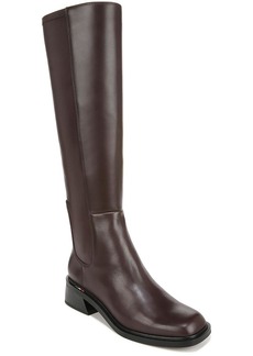 Franco Sarto Giselle Womens Leather Square Toe Knee-High Boots