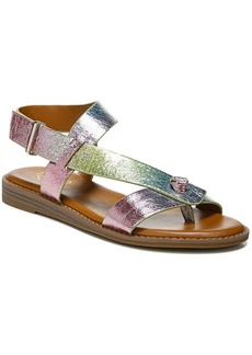 Franco Sarto Glenni 2 Womens Metallic Iridescent Slingback Sandals