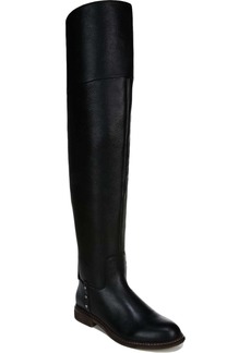 Franco Sarto Haleen Womens Leather Wide Calf Knee-High Boots