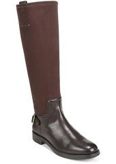 Franco Sarto L Merina Womens Faux Leather Embossed Knee-High Boots