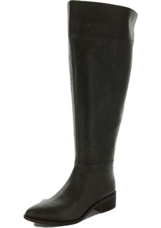 Franco Sarto LDaya WC Womens Leather Stacked Heel Knee-High Boots