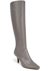 Franco Sarto Lyla Womens Faux Leather Wide Calf Knee-High Boots