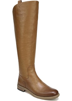 Franco Sarto Meyer Womens Leather Zipper Knee-High Boots