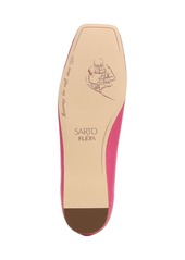 Sarto by Franco Sarto Women's Flexa Amaya Square Toe Ballet Flats - Rose Gold Leather